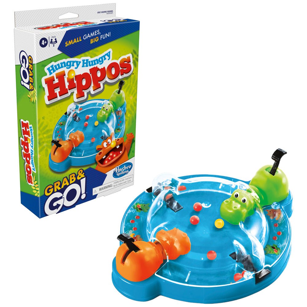 Hasbro Grab & Go Hungry Hungry Hippos — Game - Image 2