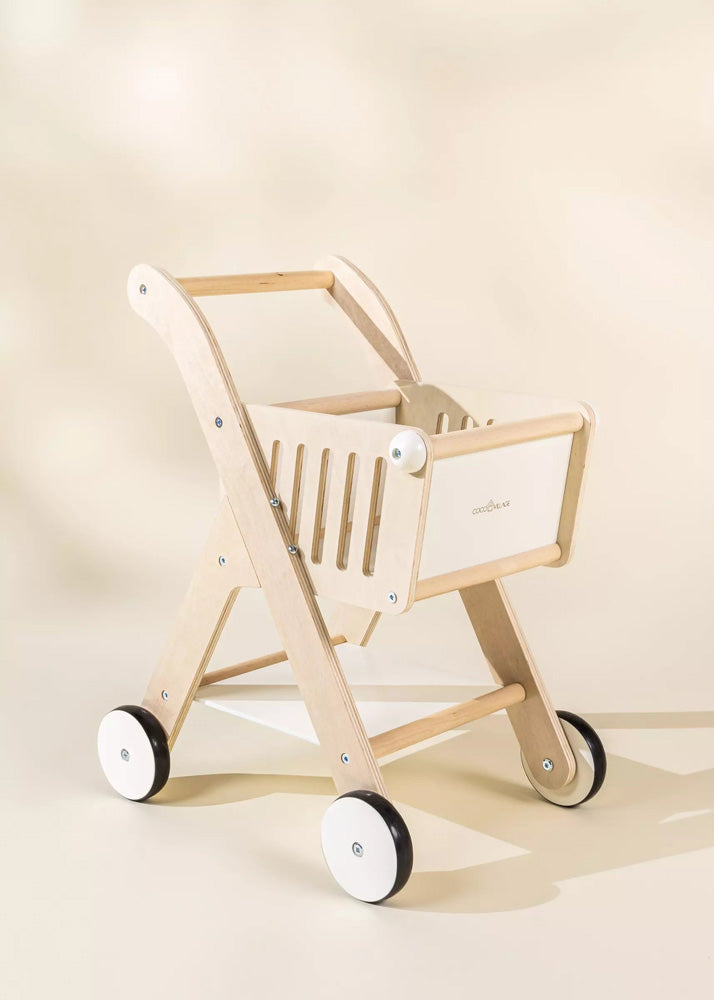 Coco Village Wooden Shopping Cart — Basket - Image 3