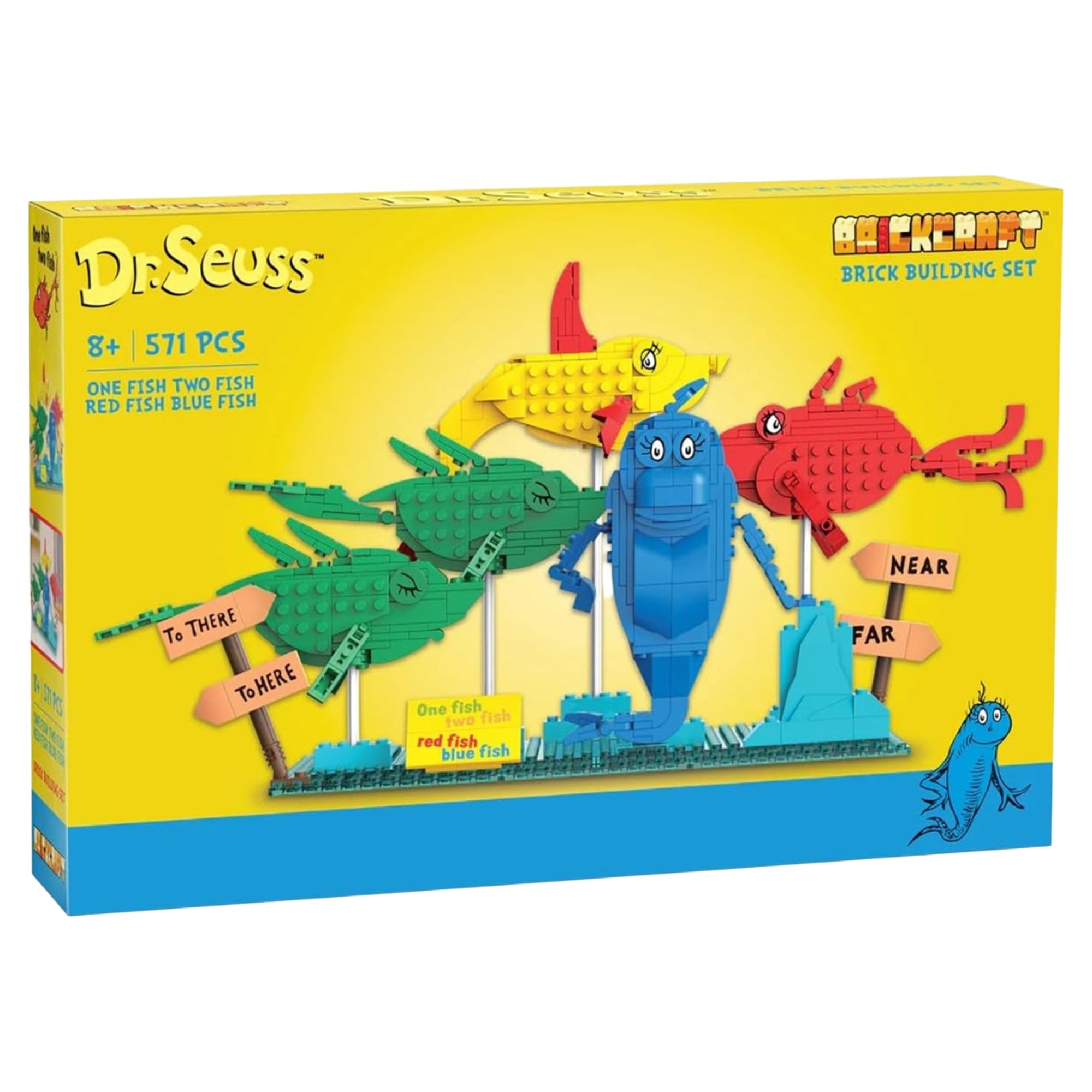 Brick Craft Dr. SuessOne Fish, Two Fish, Red Fish Blue Fish - 571 Pieces — Set