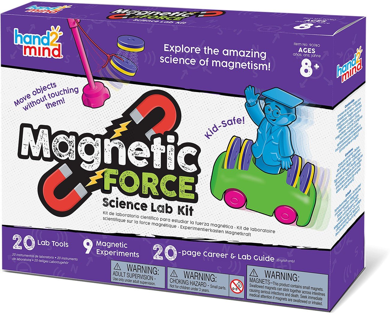 Hand2Mind Magnetic Force Science Lab Kit — Case