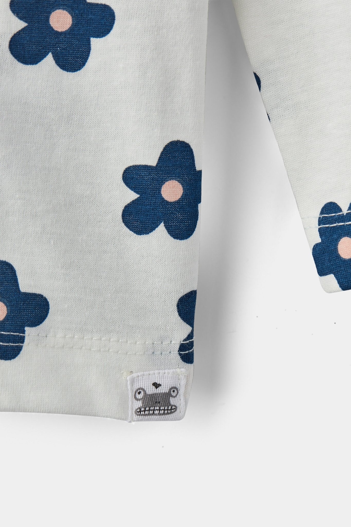 rise little earthling LS Crew Neck TGDKT00 - White Chantelle / 2-3y — Print - Image 6