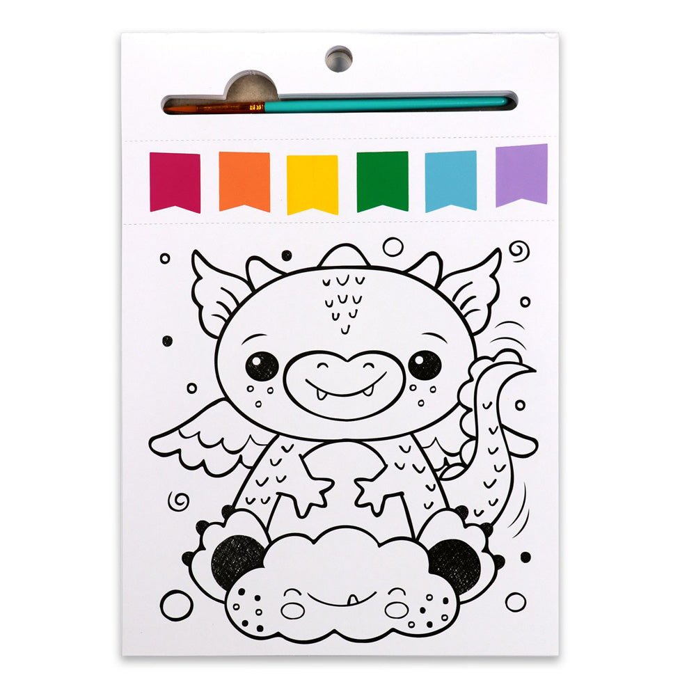 Bright Stripes Paint Pages: Magical Creatures — Art - Image 4