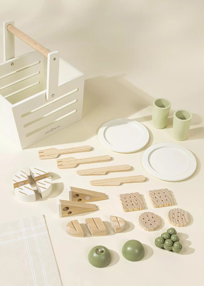 Coco Village Wooden Picnic Playset and Accessories — Basket - Image 2