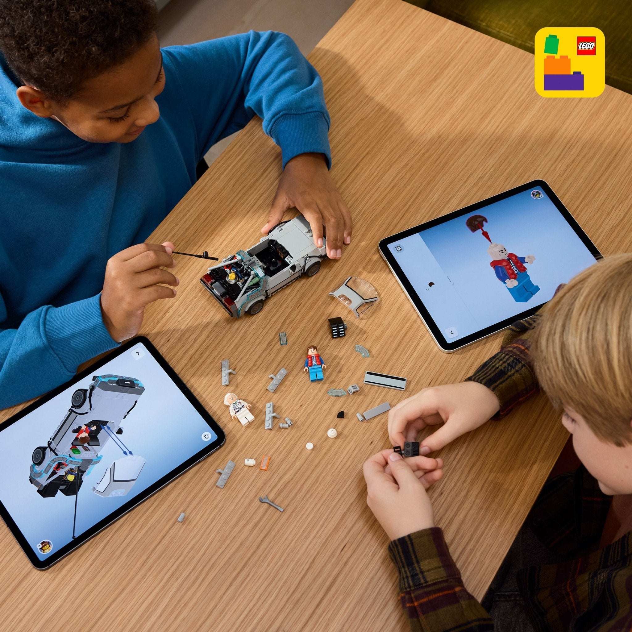 LEGO® Speed Champions LEGO® Time Machine from Back to the Future 77256 — Toy - Image 6