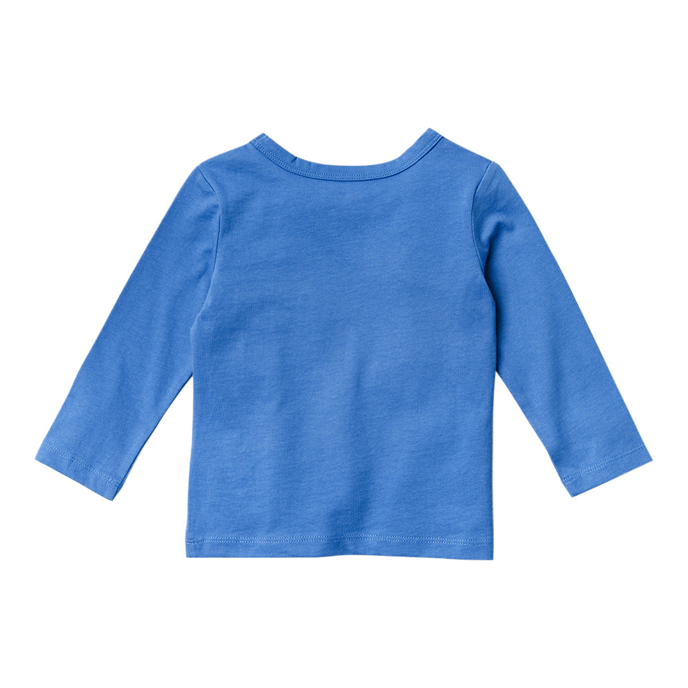 Ms.Rachel Long Sleeve Tees - Dark Blue / 2-3y — Shirt - Image 2