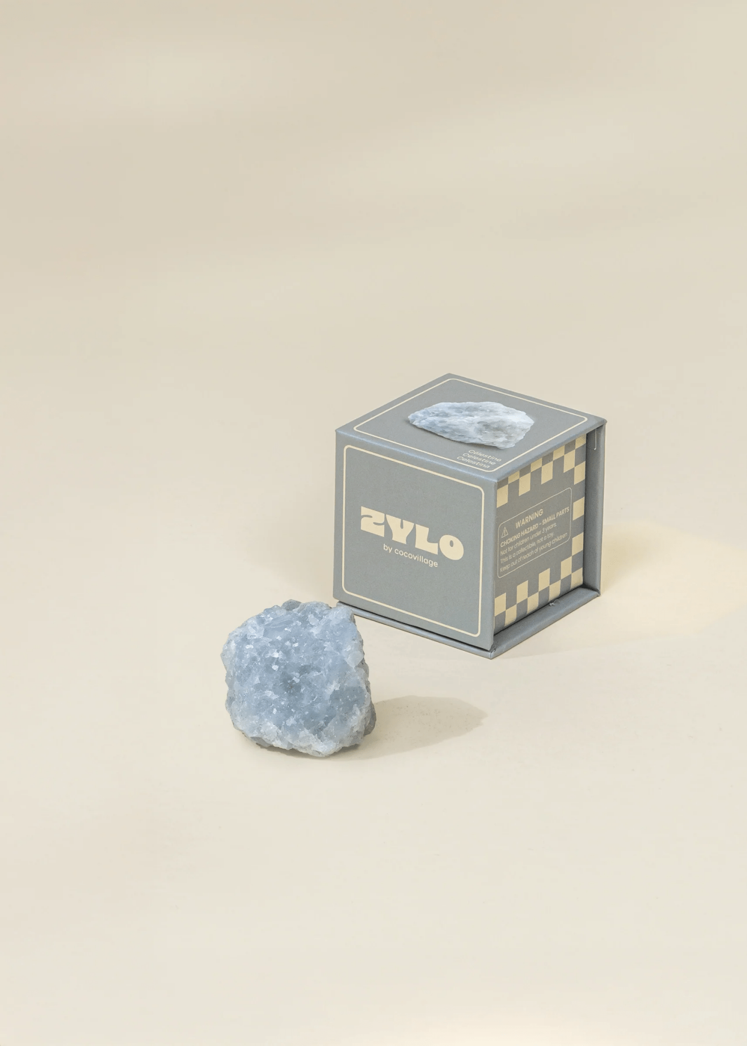 Coco Village Collectible Mineral - Celestine — Box