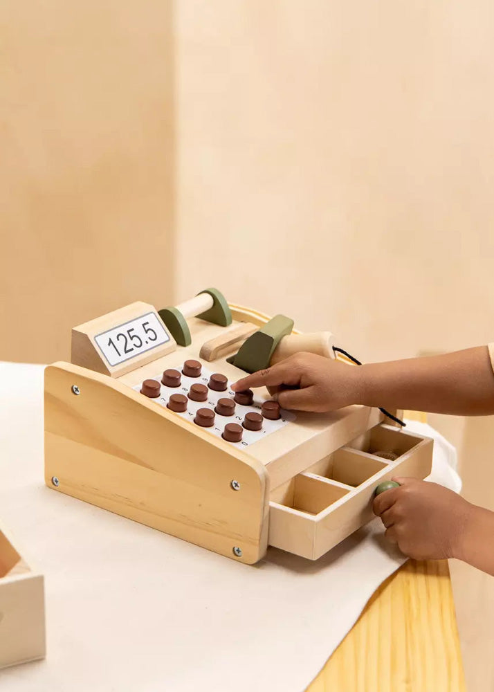 Coco Village Wooden Cash Register — Set - Image 15