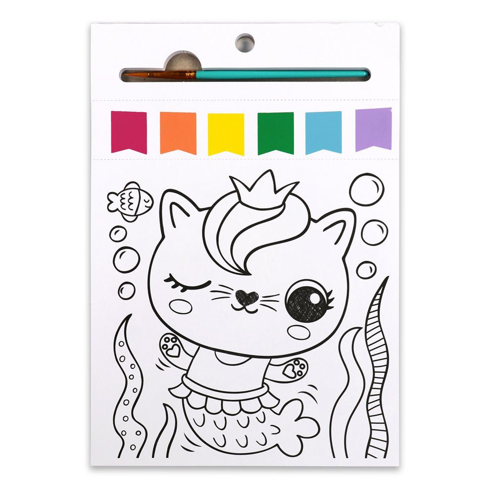 Bright Stripes Paint Pages: Magical Creatures — Art - Image 6