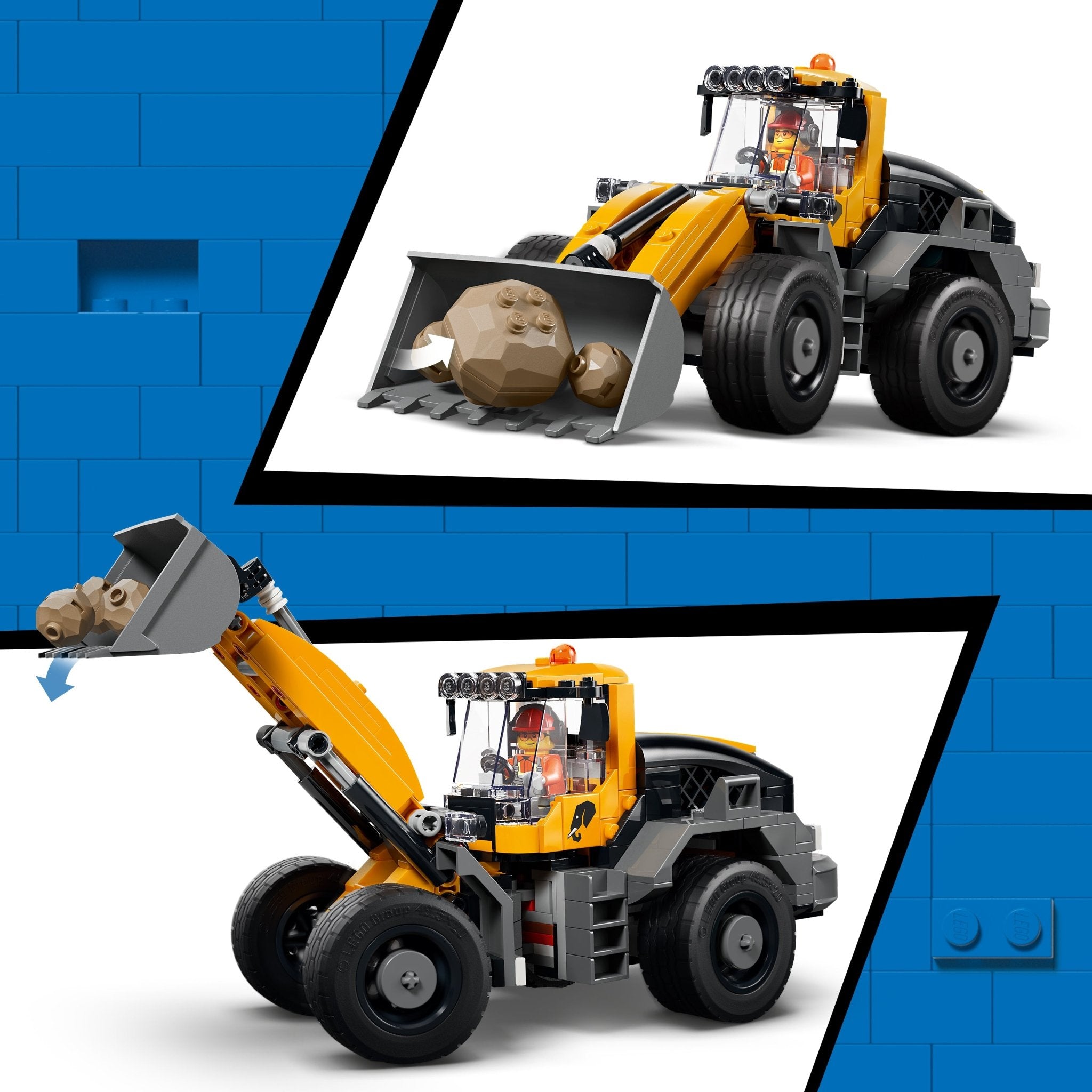 LEGO® City Dump Truck & Front End Loader 60494 — Toy - Image 5