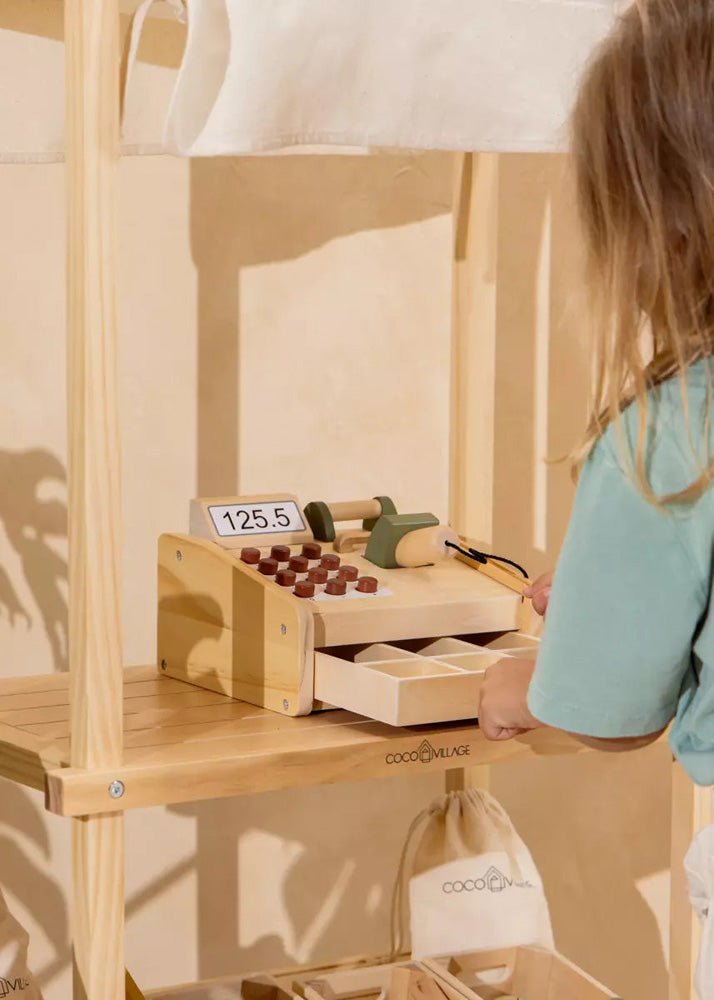 Coco Village Wooden Cash Register — Set - Image 13