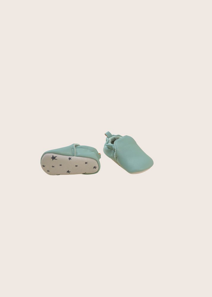 rise little earthling Slide Ons - Green / 0-3m — Catalog Product - Image 2