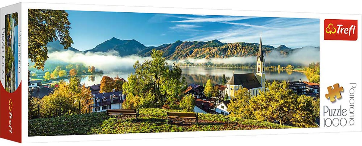 Trefl TreflPuzzles - 1000 Panorama - By the Schliersee lake — Puzzle