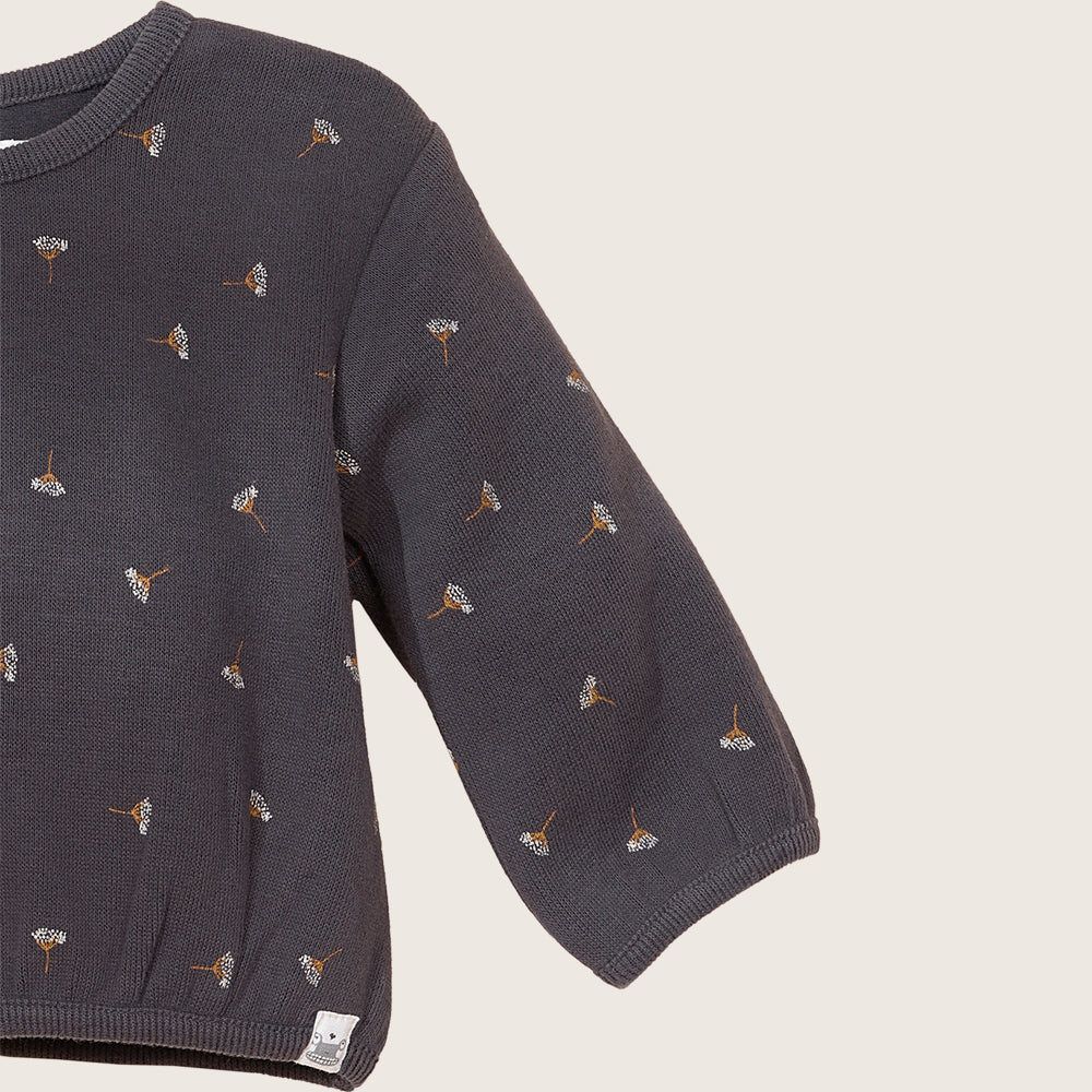 rise little earthling Crew Graphic Top - Obsidian / 18-24m — Sweatshirt - Image 5