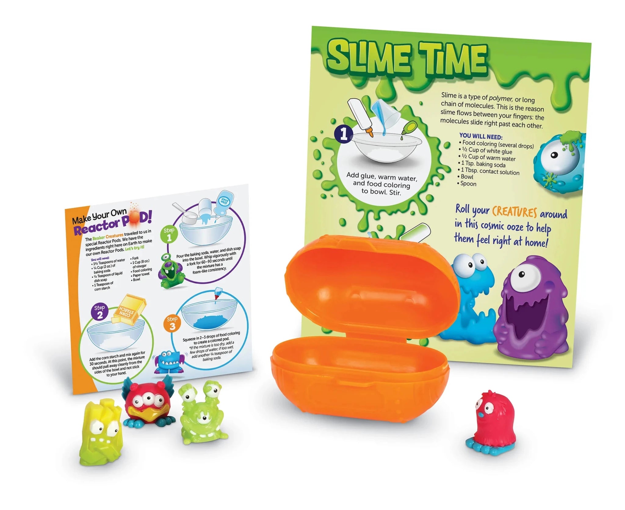 Learning Resources Beaker Creatures® 4-Pack plus Pod Maker, Series 3 — Poster - Image 2