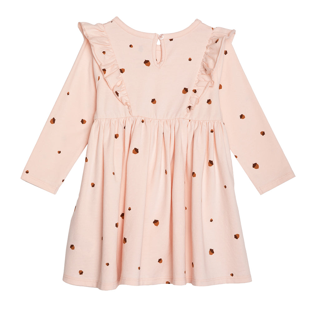 rise little earthling Ruffle Knit Dress BGFDR12 - Hazel Floral / 9-12m - Image 5