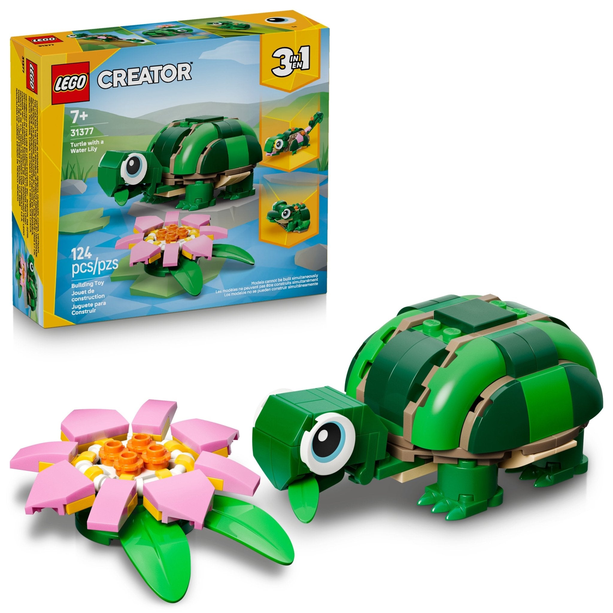 LEGO® Creator LEGO® Turtle with a Water Lily Flower 31377 — Set