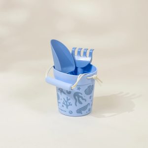 Coco Village Silicone Beach Bucket & Accessories (3 pcs) - Under the sea — Set