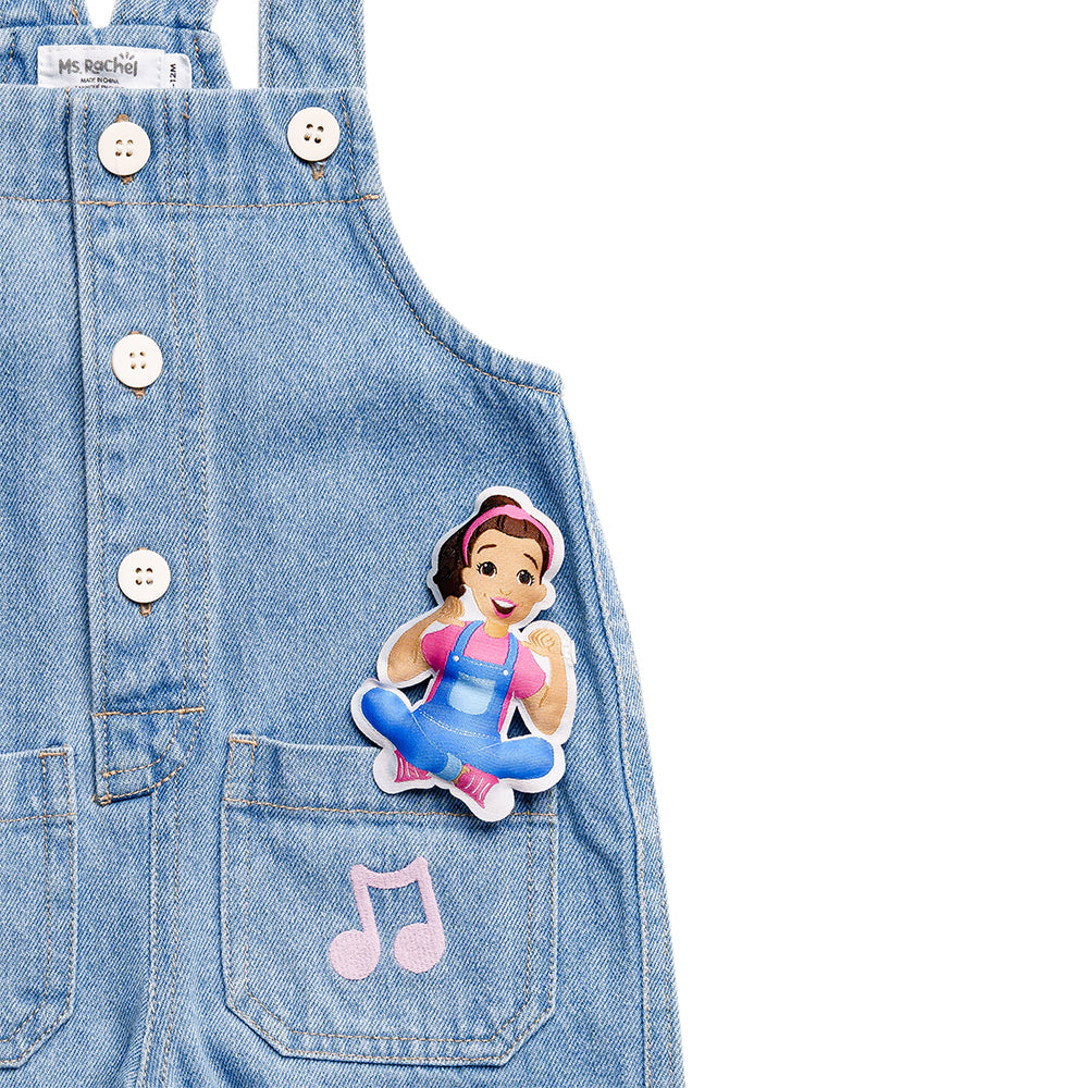 Ms.Rachel Signature Overall - Grey Stripe / 12-18m — Diaper - Image 6