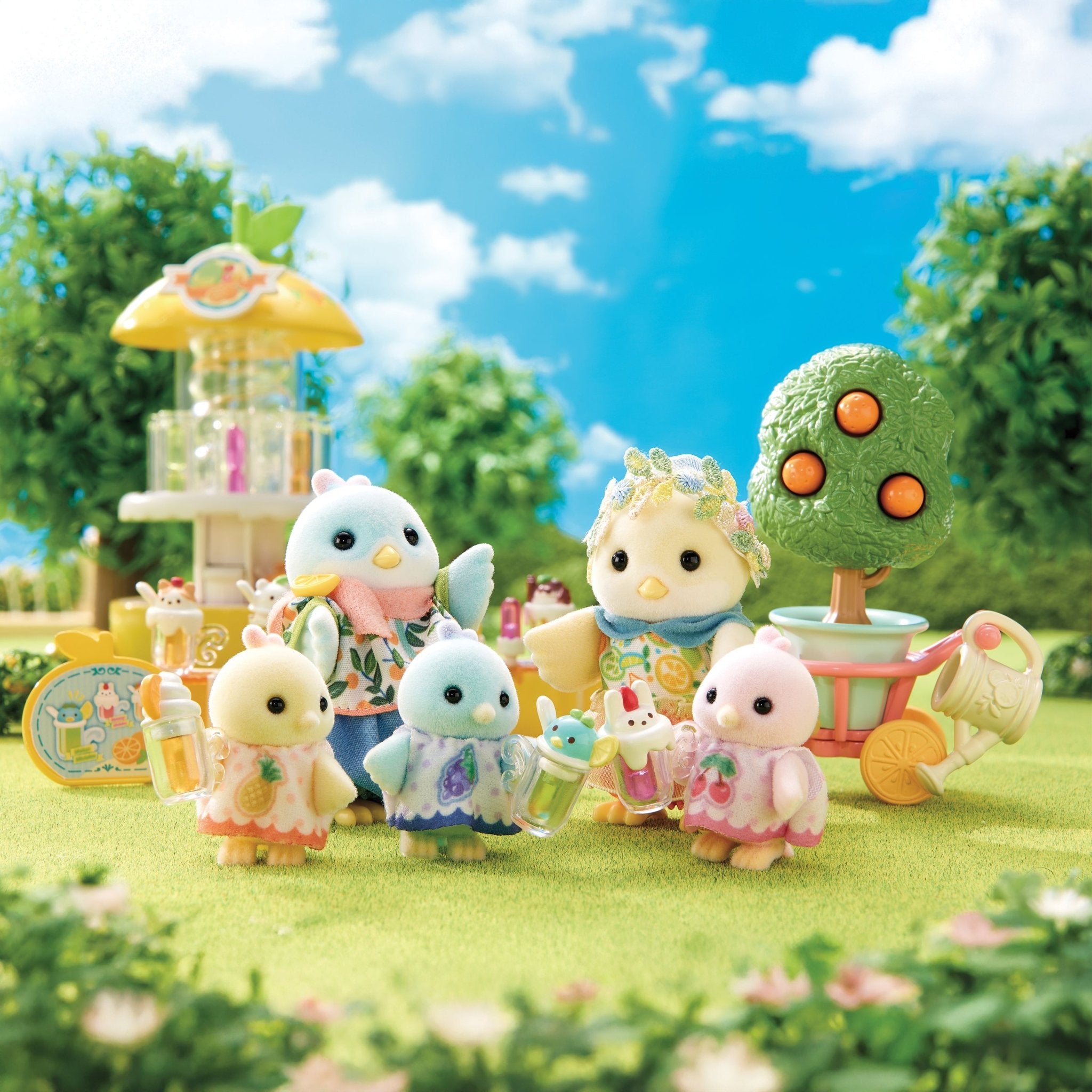 Calico Critters - BL Citrus Bird Family — Doll - Image 5