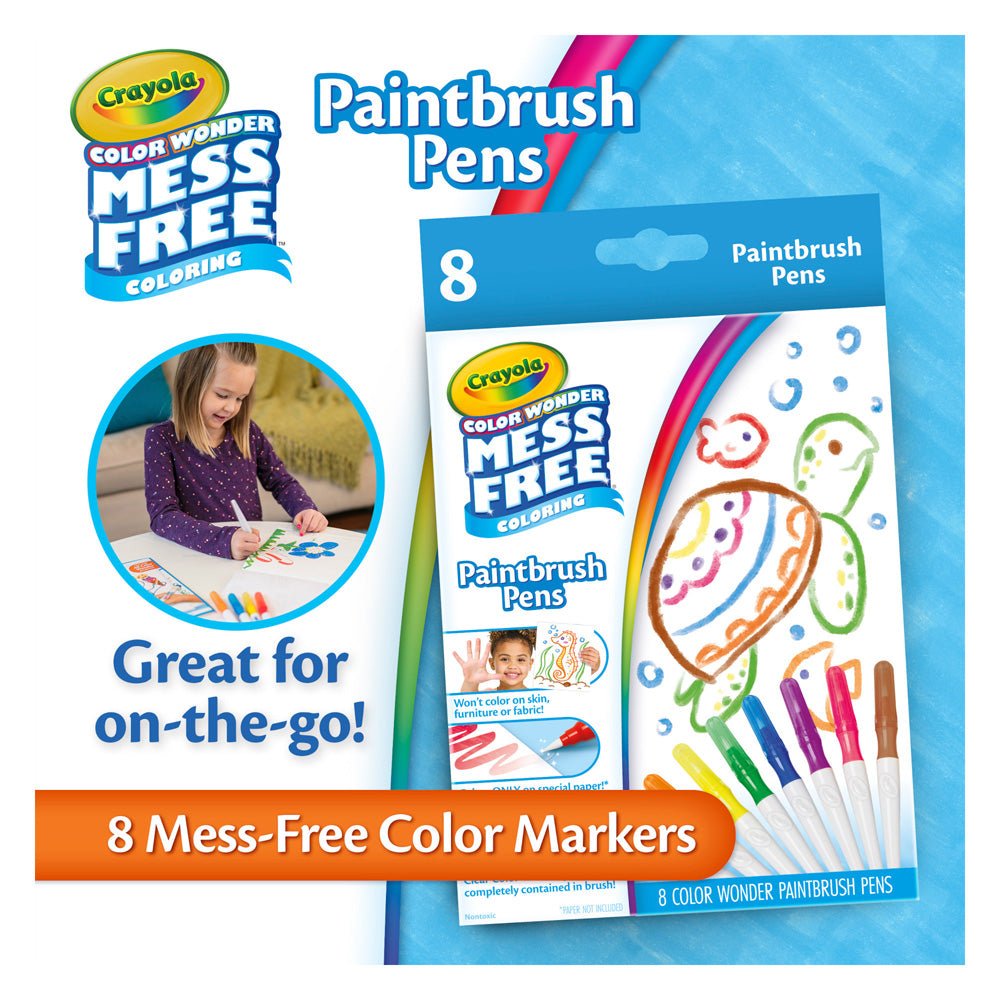 Crayola Color Wonder Mess-Free Paintbrush Pens — Art - Image 3