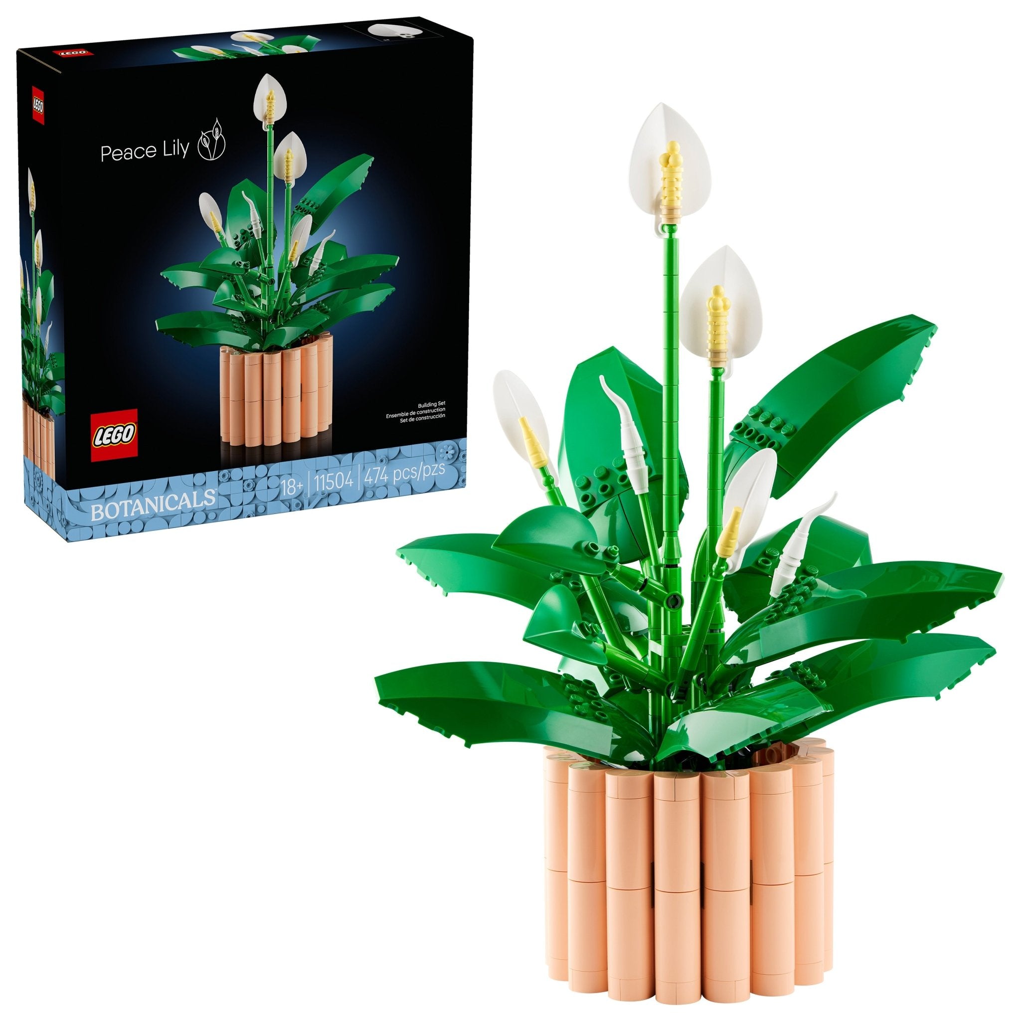 LEGO® Botanicals LEGO® Peace Lily Flower Decor 11504 — Pot