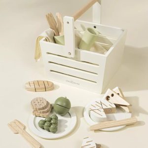 Coco Village Wooden Picnic Playset and Accessories — Basket