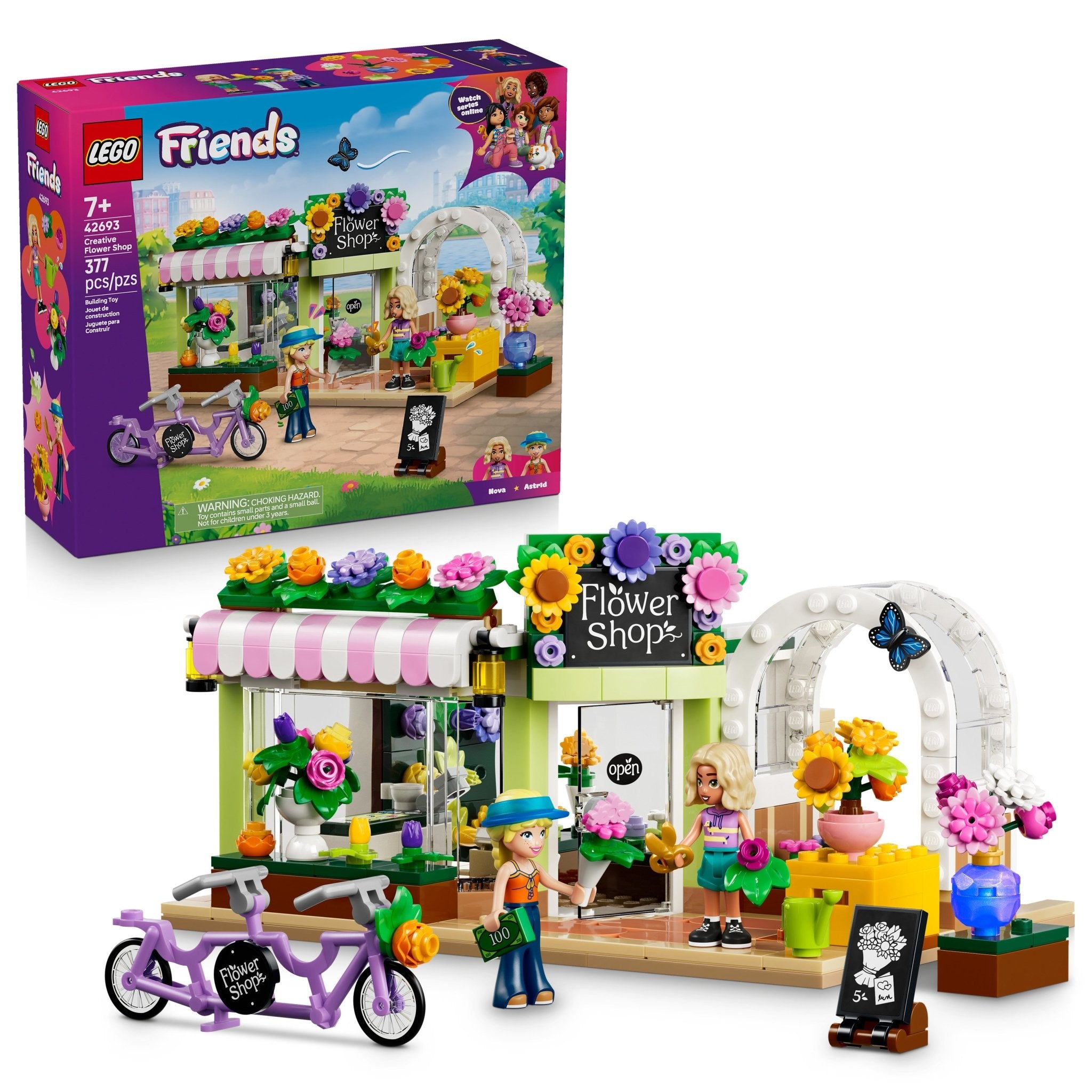 LEGO® Friends Creative Flower Shop Playset 42693 — Can
