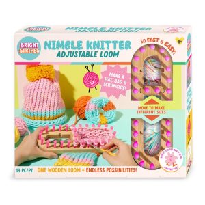 Bright Stripes Nimble Knitter — Art