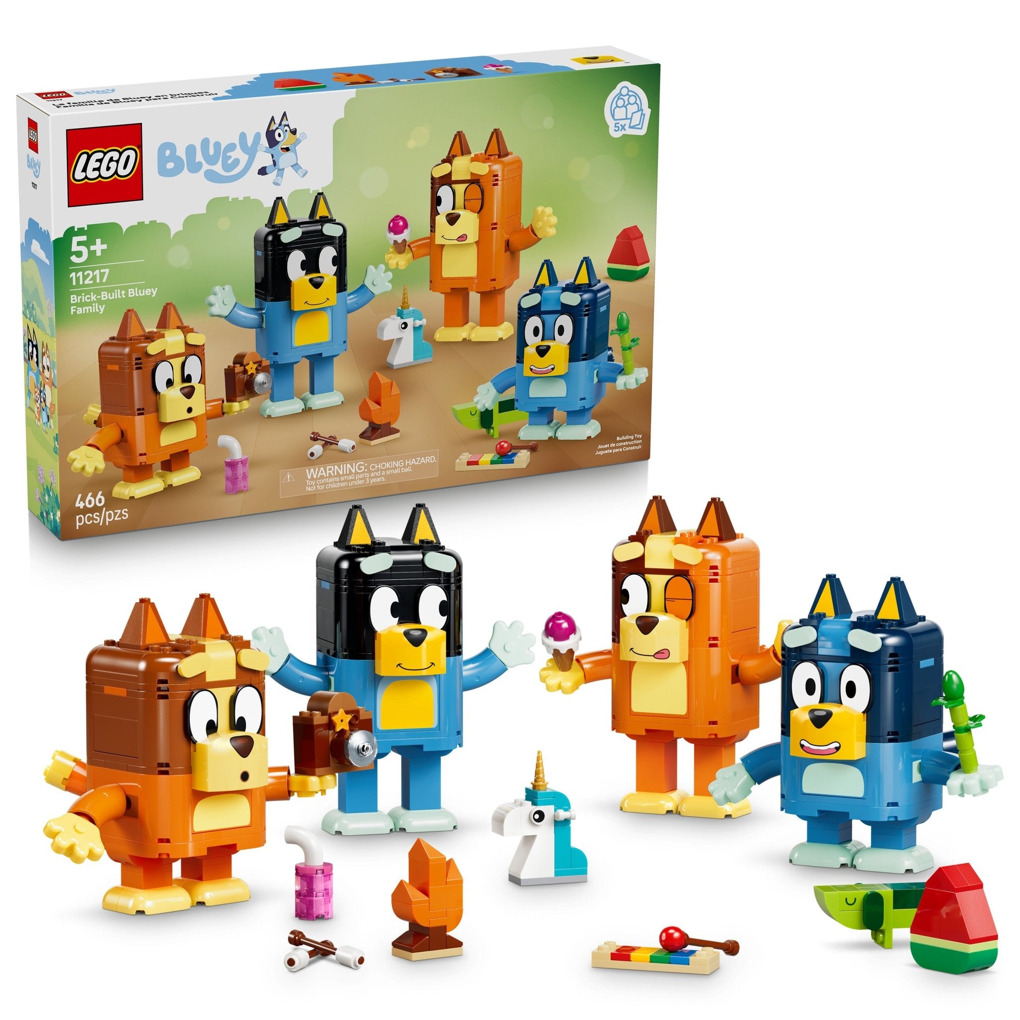 LEGO® Bluey Brick-Built Bluey Family 11217 — Can
