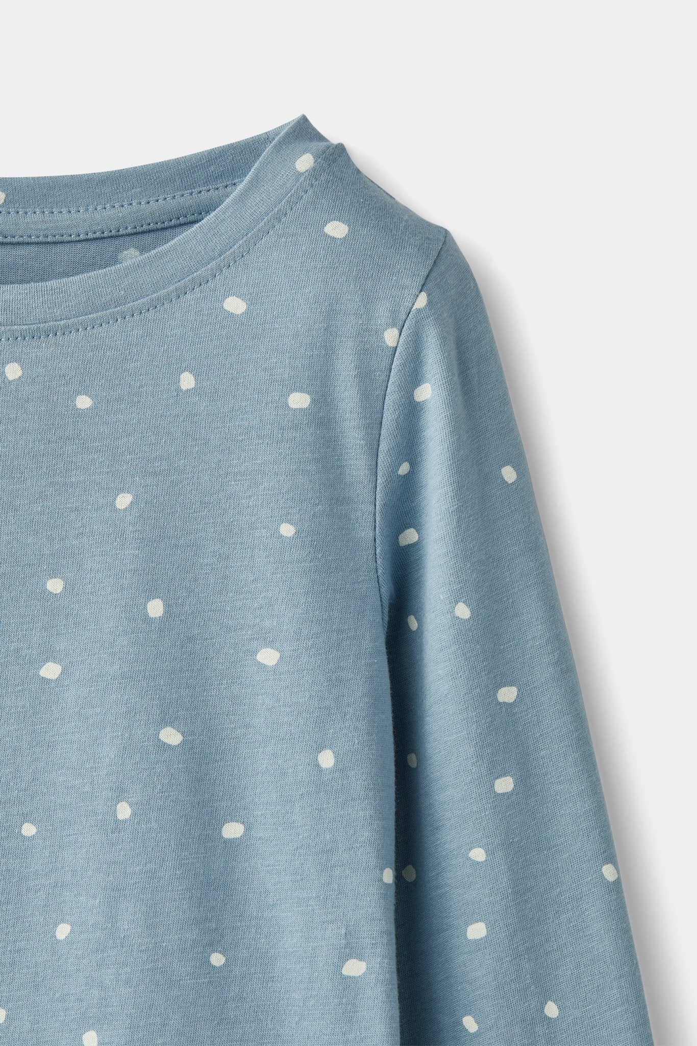 rise little earthling LS Crew Neck TGDKT00 - White Chantelle / 2-3y — Print - Image 2