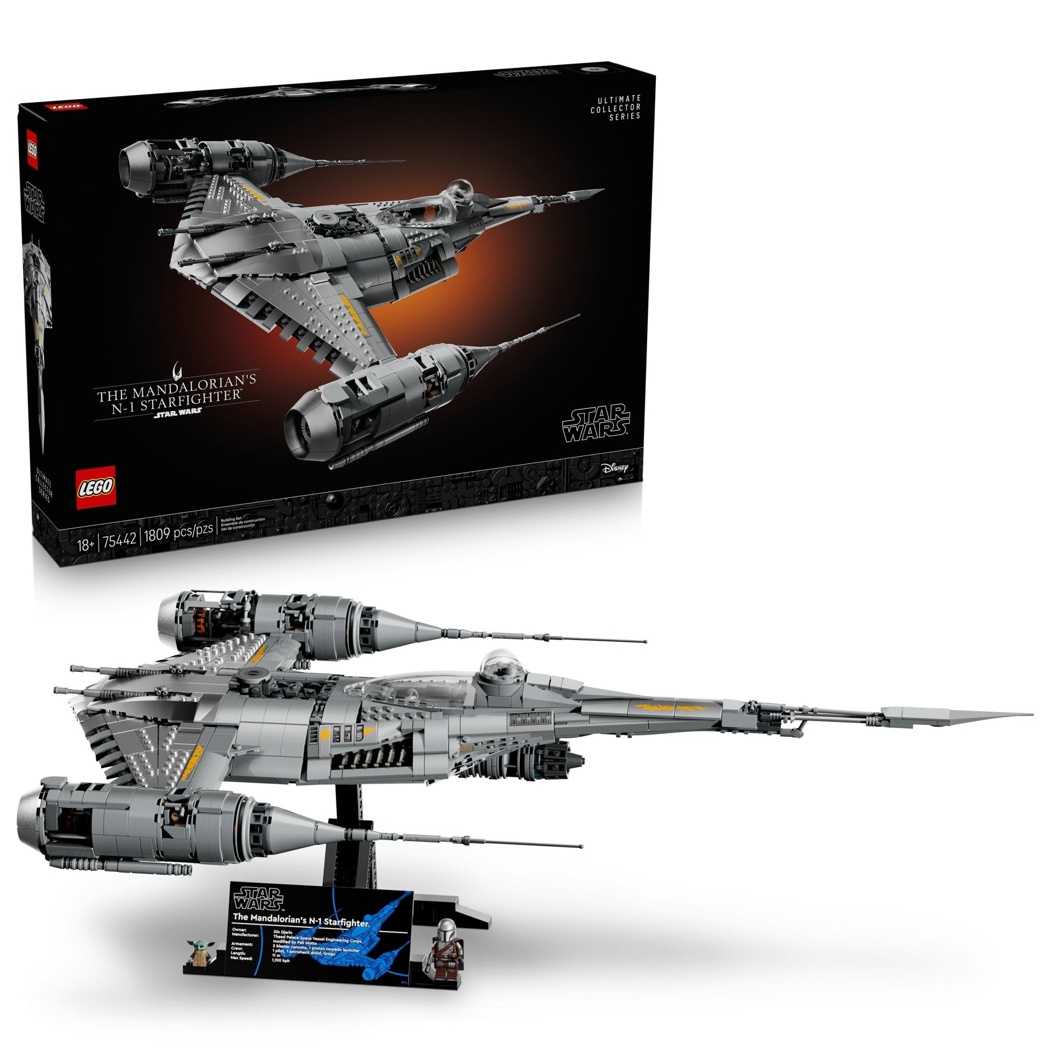 LEGO® Star Wars The Mandalorian's N-1 Starfighter 75442 — Vehicle