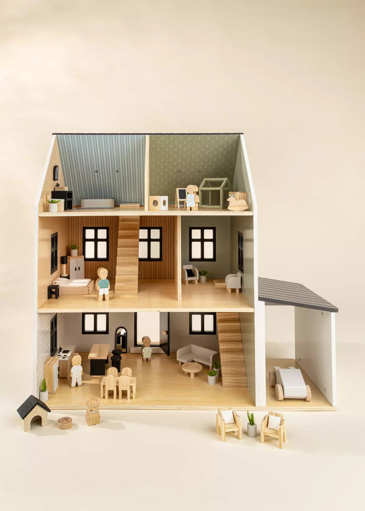 Coco Village Wooden Doll House Kitchen Furniture (12 pcs) - Image 21