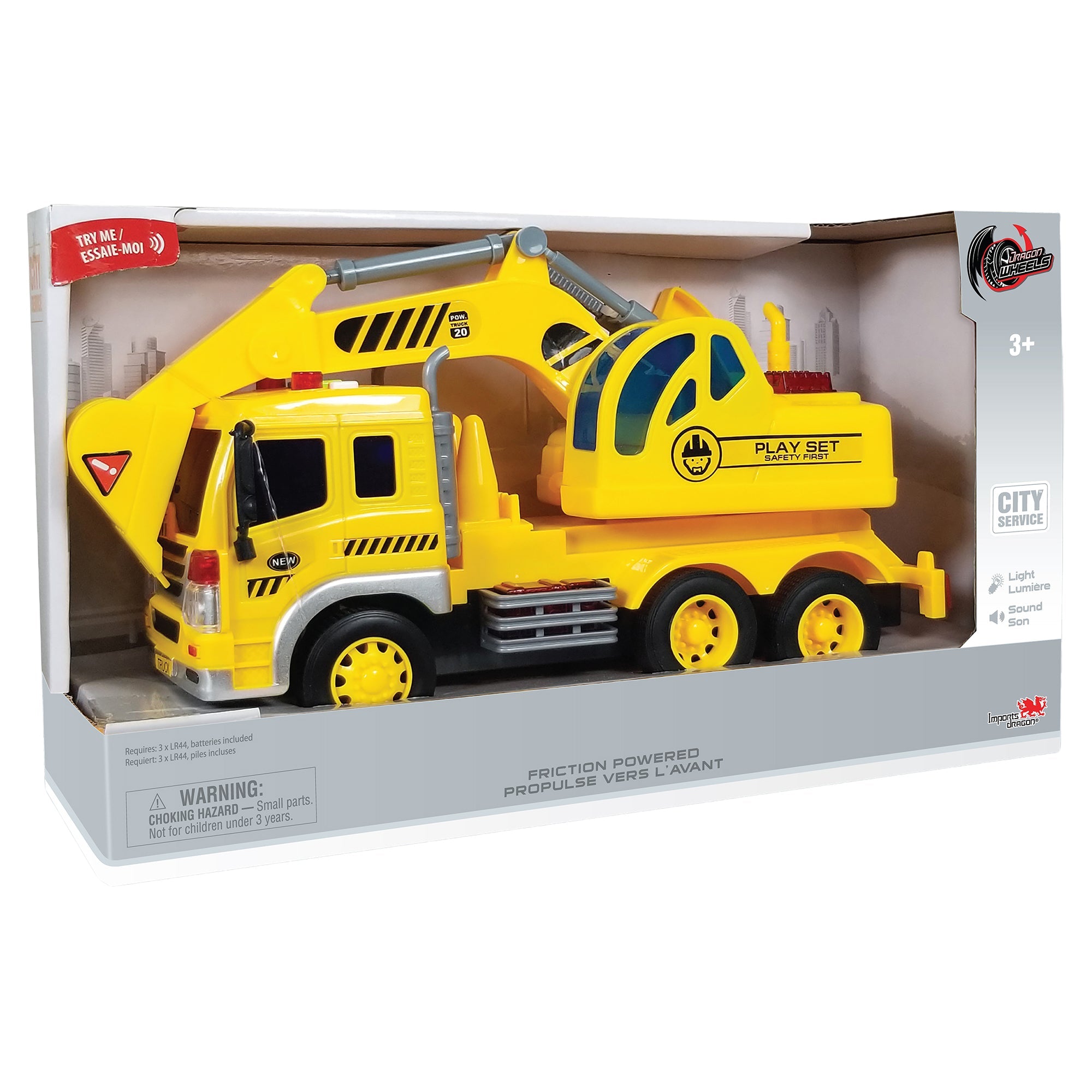 Dragon Wheels Excavation Truck City Service — Vehicle