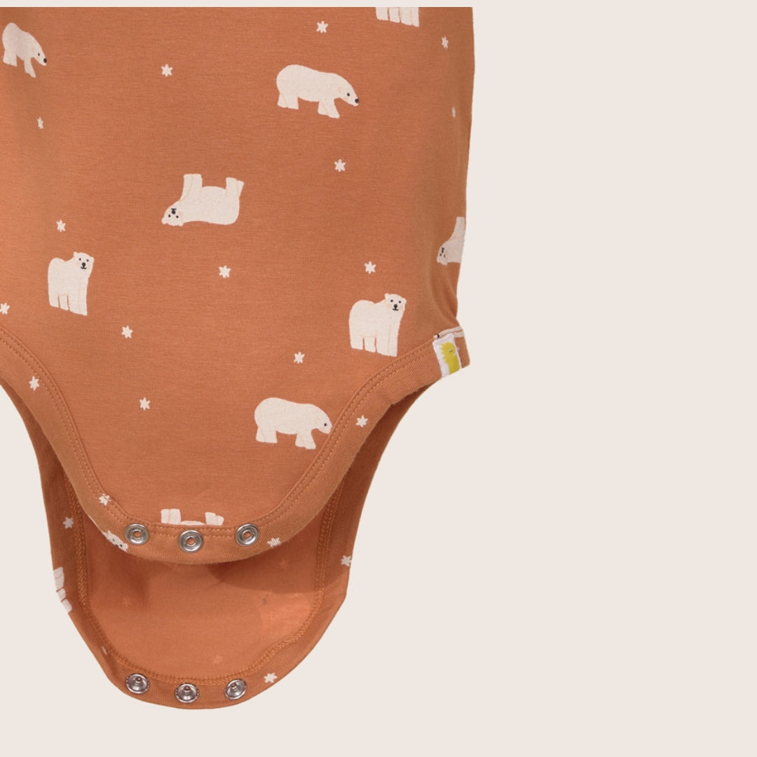rise little earthling LS Graphic Bodysuit BUHON00 - Haute Red / 12-18m — Print - Image 15