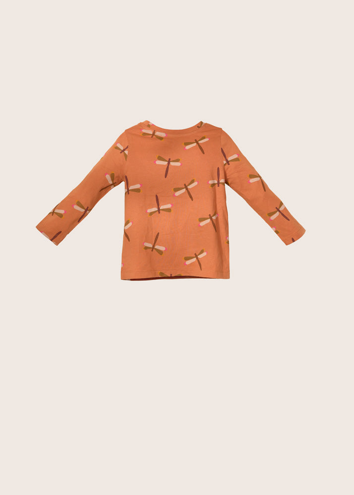 rise little earthling Long-Sleeve Shirt - Hazel Dragonfly / 12-18m - Image 3