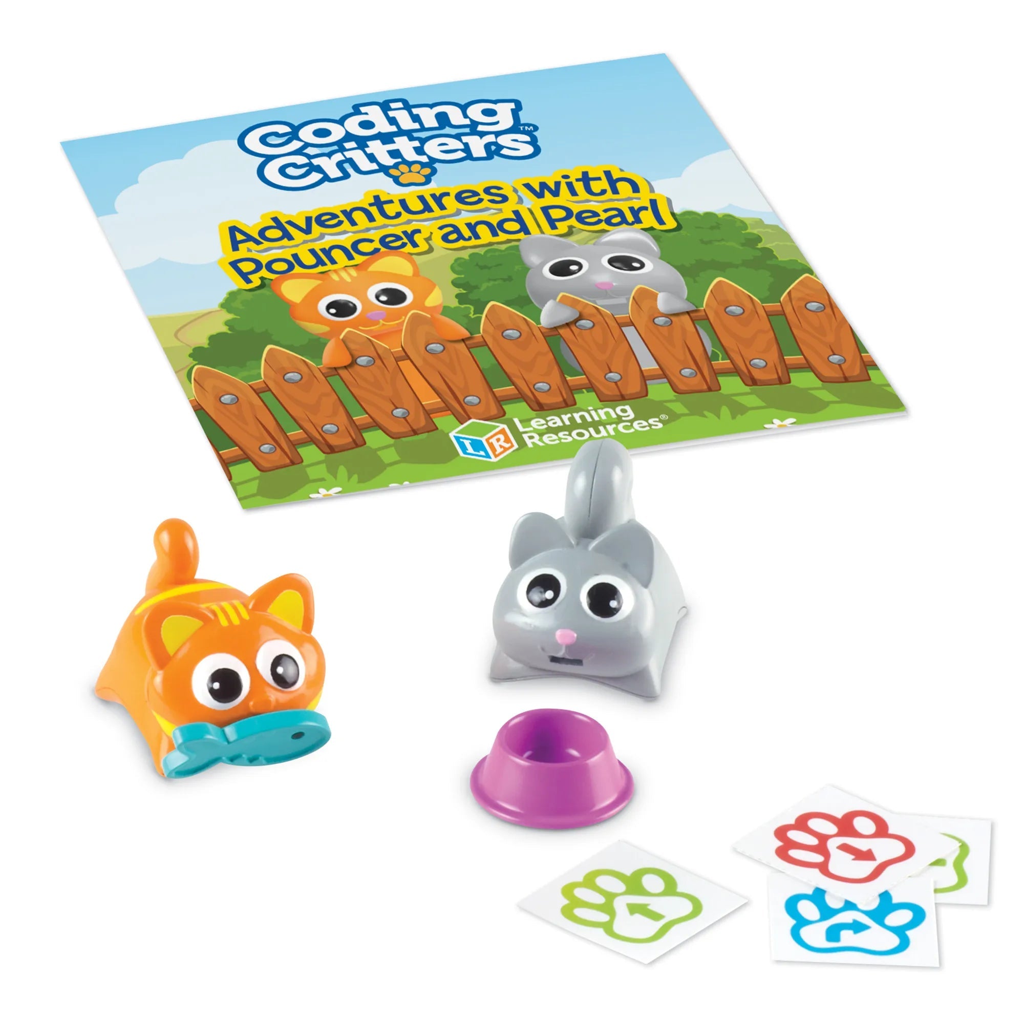 Learning Resources Coding Critters® Pair-a-Pets: Adventures with Pouncer & Pearl — Pal - Image 2