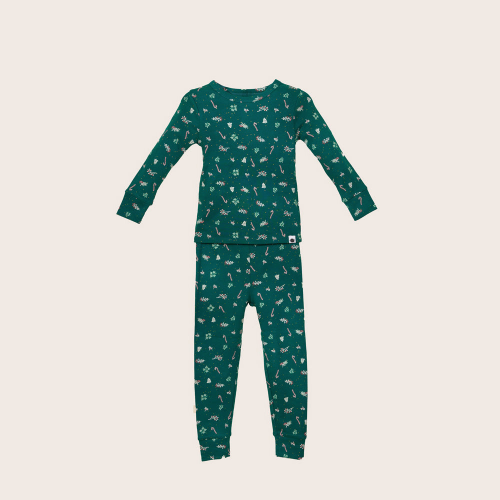rise little earthling Holiday Sleep Set TGHSL00 - Grey Christmas Tree / 18-24m - Image 4