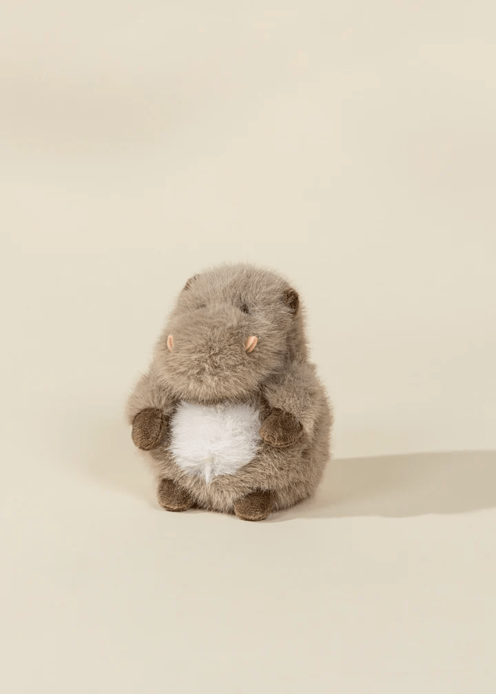 Coco Village Mini Gift Plush Toy Grey Hippopotamus - Image 2