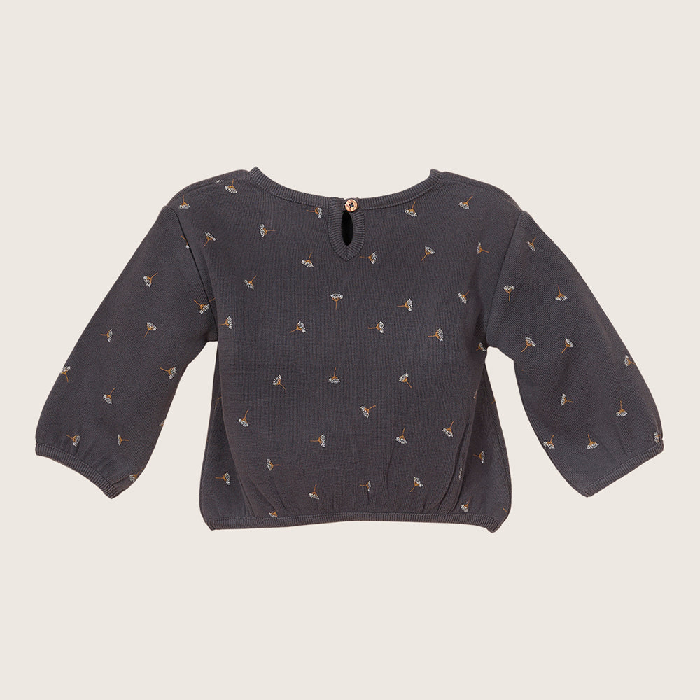 rise little earthling Crew Graphic Top - Obsidian / 18-24m — Sweatshirt - Image 6