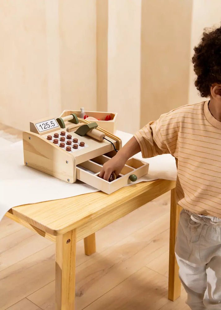 Coco Village Wooden Cash Register — Set - Image 5