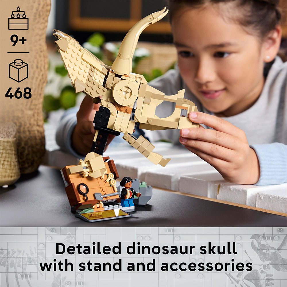 LEGO® Jurassic World Dinosaur Fossils: Triceratops Skull — Can - Image 6
