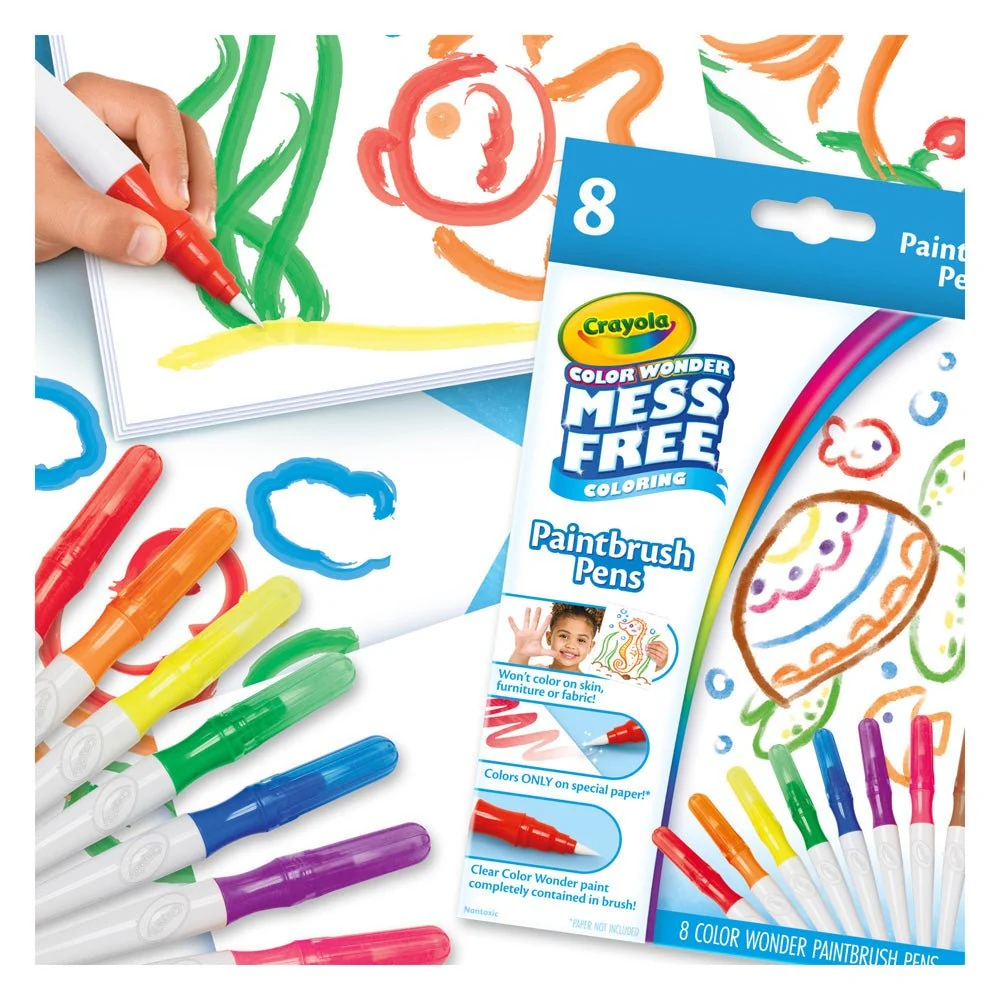 Crayola Color Wonder Mess-Free Paintbrush Pens — Art - Image 4
