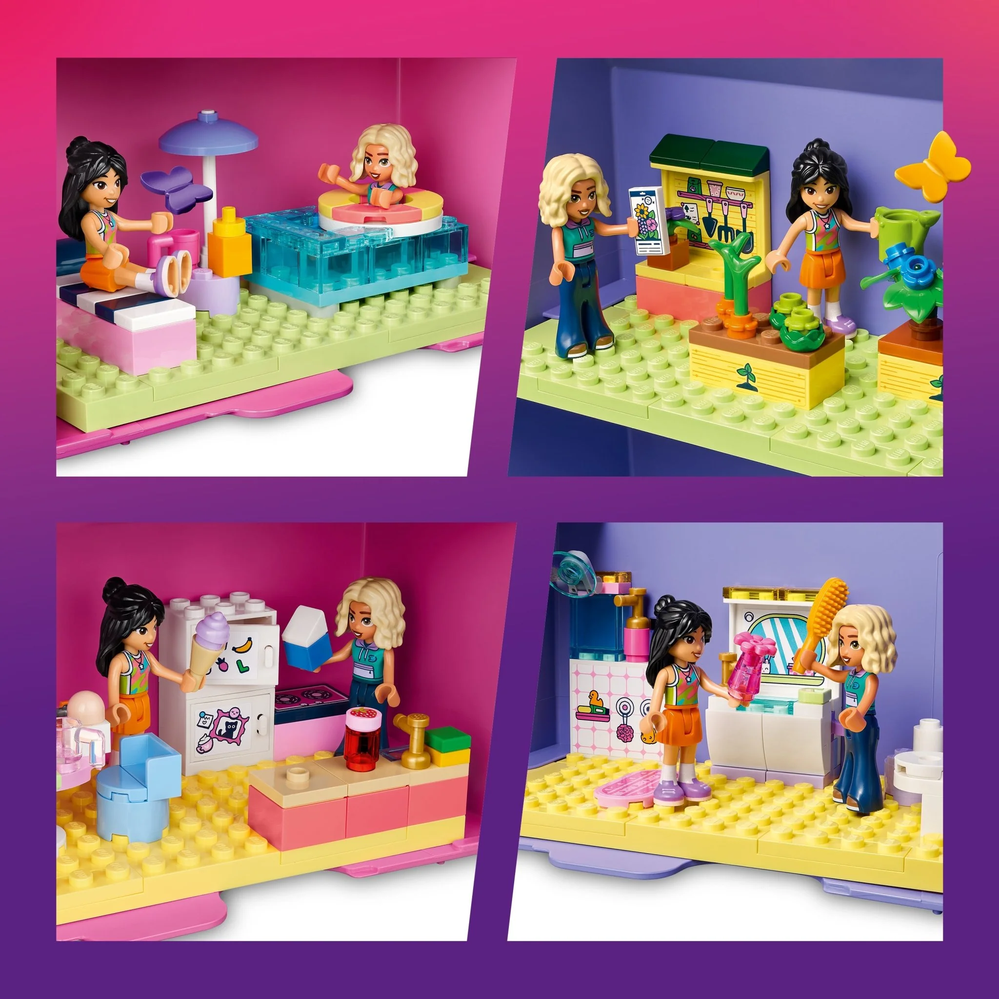 LEGO® Friends Creative Dollhouse Suitcase 42697 — Toy - Image 5