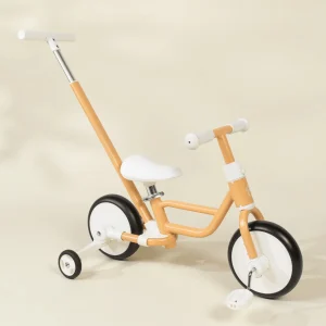 Coco Village 4-in-1 Tricycle with Push Handle & Training Wheels - Grapefruit — Can
