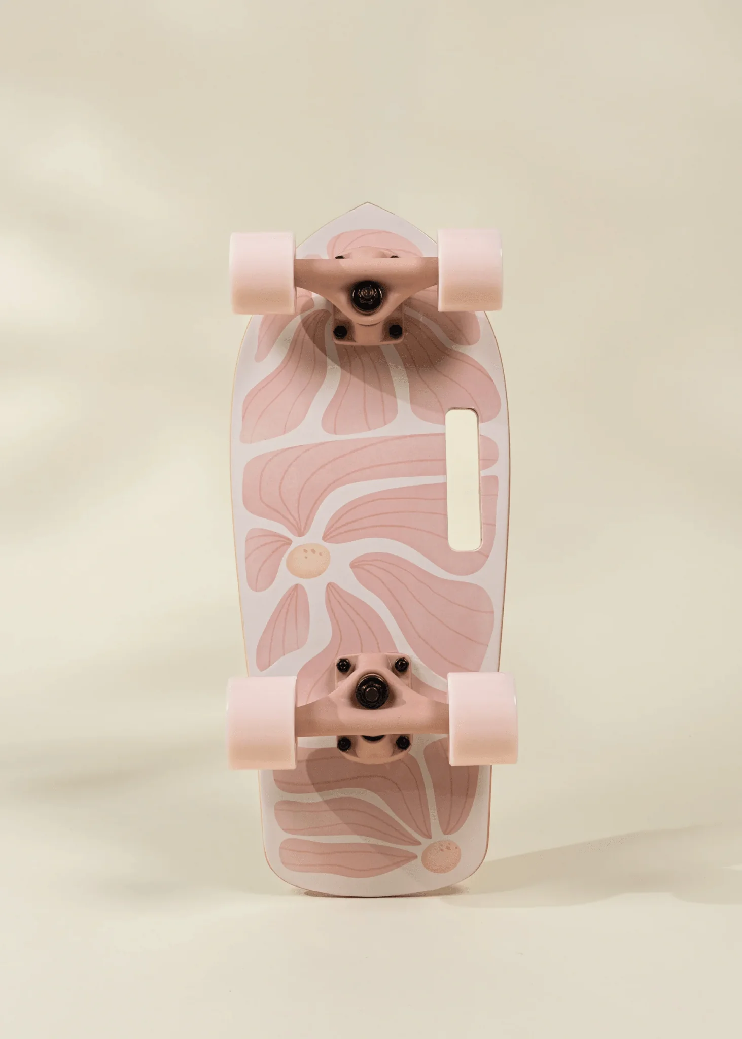 Coco Village Kids’ Wooden Skateboard with Handle – Bloom — Helmet - Image 3
