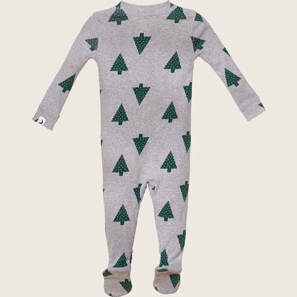 rise little earthling Holiday Sleeper BUHSL00 - Dark Red / 12-18m — Diaper - Image 23