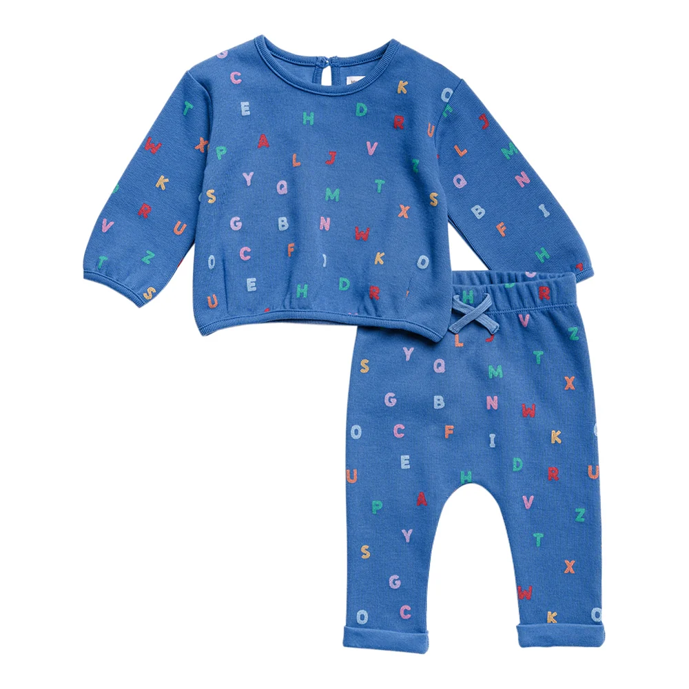 Ms.Rachel Baby Starter Set Alphabet - Blue Sheep / 3-6m