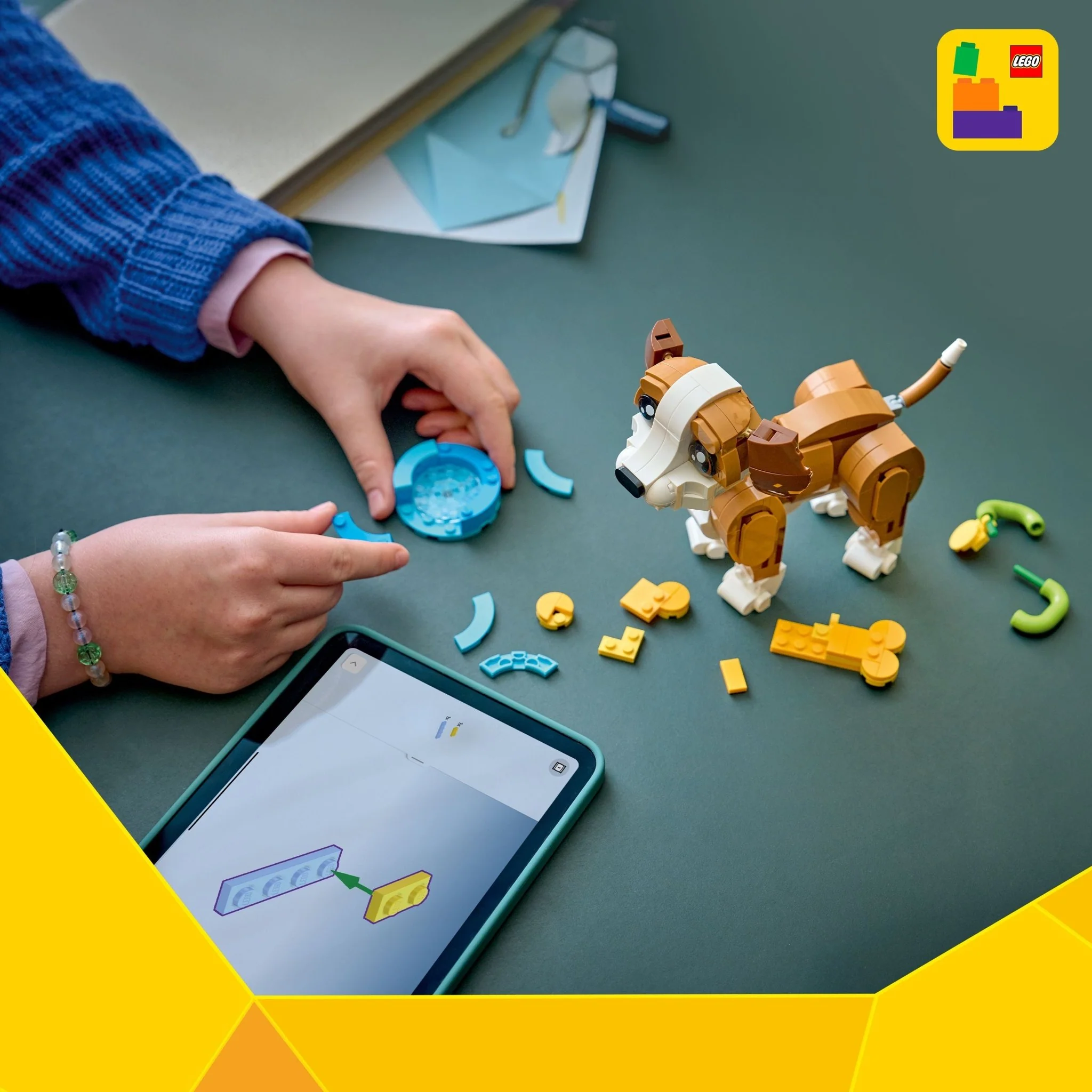 LEGO® Creator LEGO® Cute Animals: Playful Puppy Dog 31382 — Set - Image 6