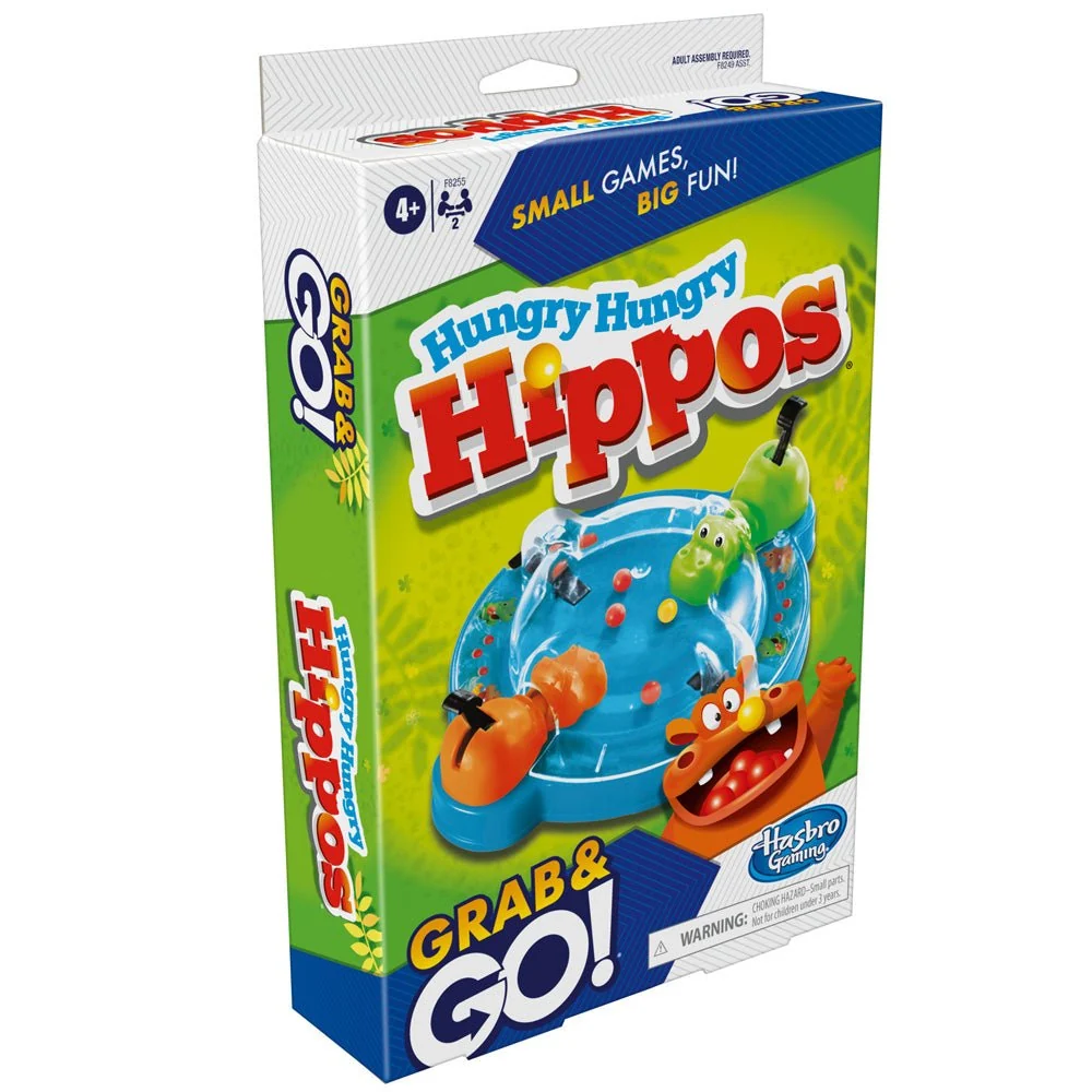 Hasbro Grab & Go Hungry Hungry Hippos — Game - Image 3
