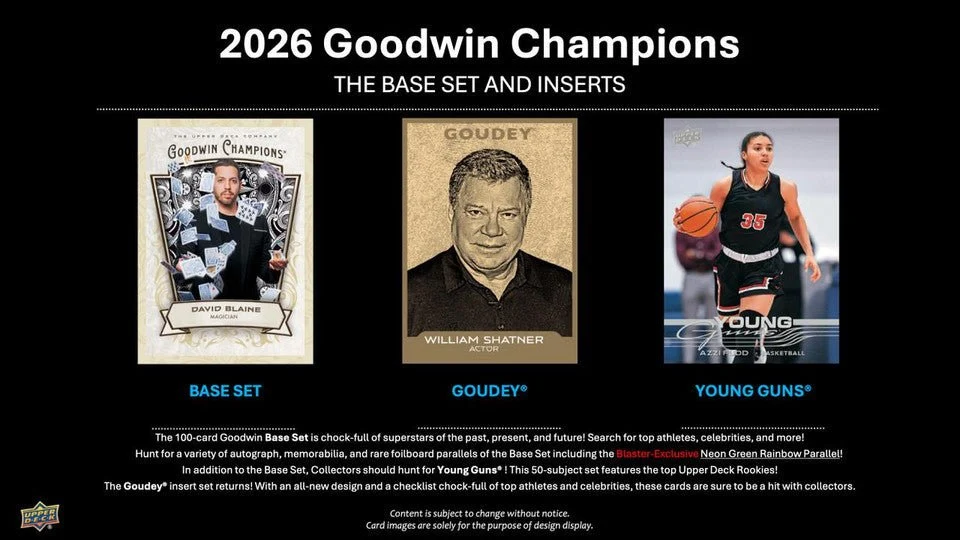 2026 Upper Deck Goodwin Champions Bb Blaster — Card - Image 2
